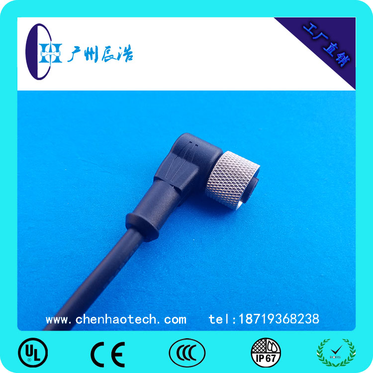 M12連接器 90度 彎(3P 4P 5P 8P 12P)