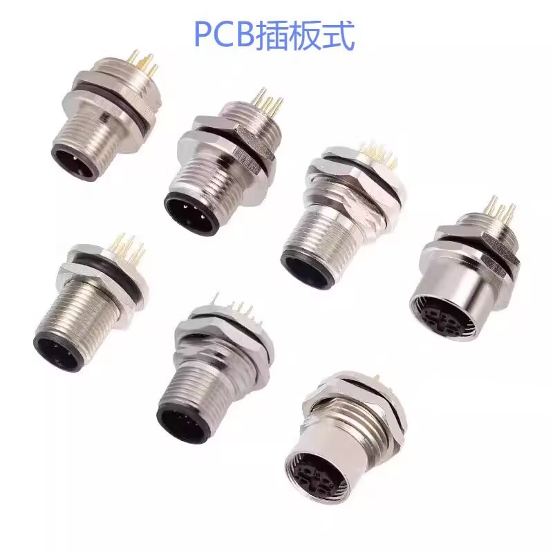 M12法蘭座 插板式